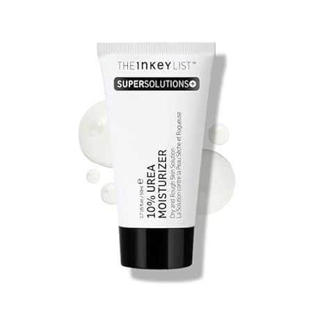 The Inkey List Urea 10% Moisturiser 50ml, Supersolutions, Targets Severe Dryness, Fragrance-free, Suitable for Very Dry Skin