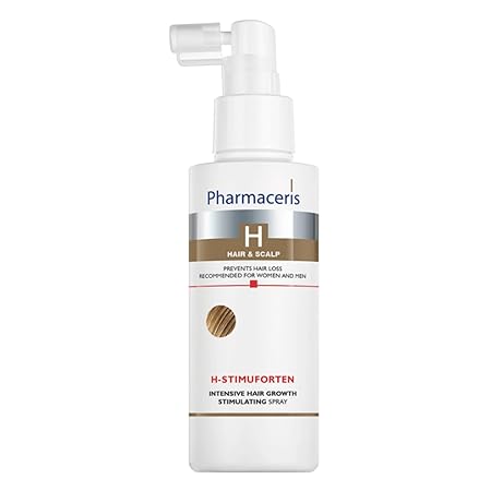 Pharmaceris H Stimuforten, Intensive Hair Growth Stimulating Spray, Hair Loss Treatment, Women and Men, for Sensitive Scalp - 125 ml
