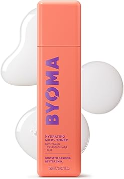 BYOMA Hydrating Milky Toner (150ml) for Dry Skin,