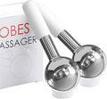 Unbreakable Stainless Steel Ice Globes for Facials, Cooling
