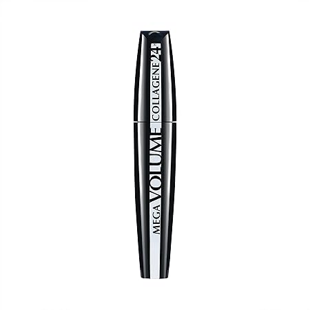 L'Oreal Paris Mega Volume 24H Collagen Mascara, Extra Black