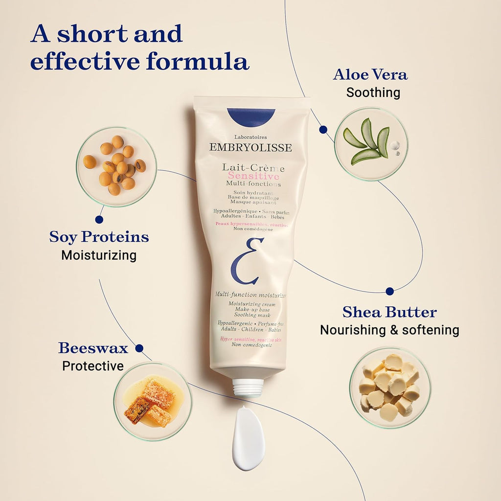 Embryolisse - Lait Crème Sensitive 100 ml 50 Hojas