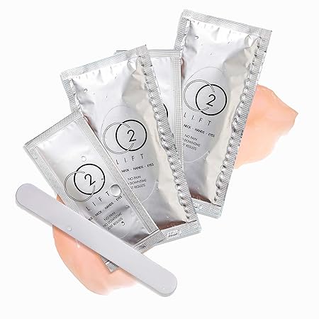 CO2Lift Easy Carboxi Gel Treatment Face Mask Under Eye Treatment for Puffy Eyes and Dark Circles Tightens and Illuminates Face and Eye Area