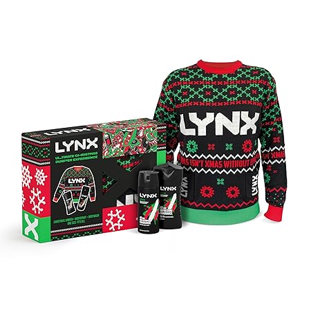 Lynx Ultimate Christmas Jumper Gift Set 2 piece with a Shower Gel and Deodorant